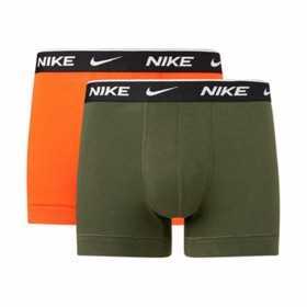 Förpackning med Kalsonger Nike Trunk Orange Grön 2 Delar