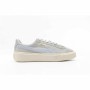 Sports Trainers for Women Puma Suede Platform Light grey