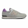 Chaussures de sport pour femme New Balance Balance 574 Light Gris clair