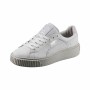 Laufschuhe für Damen Puma Basket Platform Reset Weiß