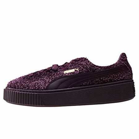 Gymnastiksko, Dam Puma Suede Platform Eletal Violett