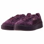 Laufschuhe für Damen Puma Suede Platform Eletal Purpur