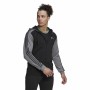 Sportjackefür Herren Adidas Mélange French Terry Schwarz