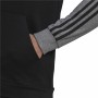 Men's Sports Jacket Adidas Mélange French Terry Black