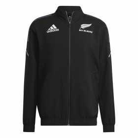 Men's Sports Jacket Adidas All Black Rugby Prime Black