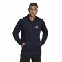 Men's Sports Jacket Adidas Essentials French Terry Big Dark blue