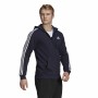 Träningsjacka Herr Adidas Essentials French Terry 3 Mörkblå