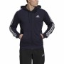 Träningsjacka Herr Adidas Essentials French Terry 3 Mörkblå