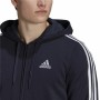 Sportjackefür Herren Adidas Essentials French Terry 3 Dunkelblau
