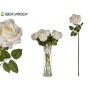 Dekorativ blomma Vit Papper Plast (12 antal)