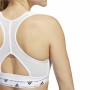 Soutien-gorge de Sport Adidas PowerReact Training Blanc