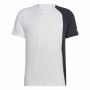 T-shirt med kortärm Herr Adidas ColourBlock Vit