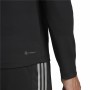 Men’s Long Sleeve T-Shirt Adidas 1/4-Zip Black