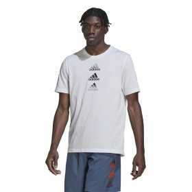 Men’s Short Sleeve T-Shirt Adidas Designed To Move Logo