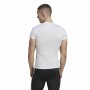 Men’s Short Sleeve T-Shirt Adidas techfit Graphic White
