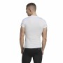 T-shirt à manches courtes homme Adidas techfit Graphic Blanc