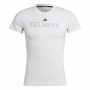 Herren Kurzarm-T-Shirt Adidas techfit Graphic Weiß