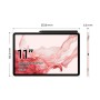 Tablet Samsung Galaxy Tab S8 5G Rosa 8 GB 128 GB 8 GB RAM