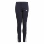 Leggings de Sport Adidas Essentials 3 Stripes Blue marine