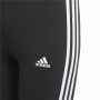 Sportleggings Adidas Essentials 3 Stripes Svart