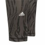 Short de Sport pour Enfants Adidas 7/8 Sport Animal Print Noir