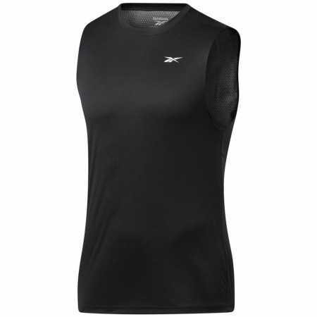 Maillot de Corps sans Manches pour Homme Reebok Workout Ready Tech Noir