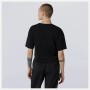 T-shirt à manches courtes femme New Balance Essentials Athletic Club Boxy Noir