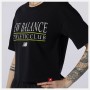 T-shirt med kortärm Dam New Balance Essentials Athletic Club Boxy Svart