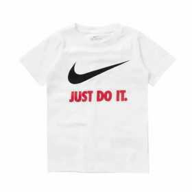 Kurzarm-T-Shirt für Kinder Nike Swoosh Just Do It Weiß