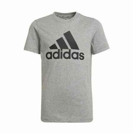 T-shirt med kortärm Adidas Essentials Grå