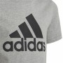 T-shirt med kortärm Adidas Essentials Grå