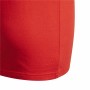 Short Sleeve T-Shirt Adidas Essentials 3 Bandas Red