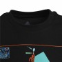 Barn T-shirt med kortärm Adidas Gaming Graphic Svart