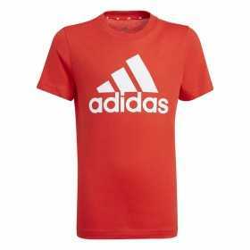T-shirt med kortärm Adidas Essentials vivid Röd