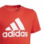 T-shirt med kortärm Adidas Essentials vivid Röd