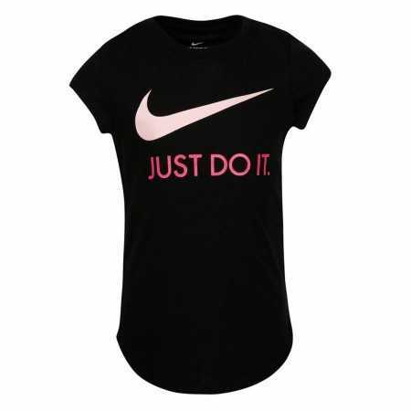 Kurzarm-T-Shirt für Kinder Nike Swoosh JDI Schwarz