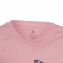 Child's Short Sleeve T-Shirt Adidas Graphic Pink