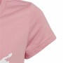 Barn T-shirt med kortärm Adidas Graphic Rosa