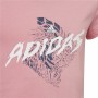 Kurzarm-T-Shirt für Kinder Adidas Graphic Rosa