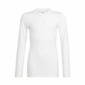 Children’s Long Sleeve Shirt Adidas Techfit K White