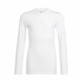 Chemise à manches longues enfant Adidas Techfit K Blanc