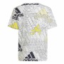 Child's Short Sleeve T-Shirt Adidas Brand Love White