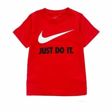 Kurzarm-T-Shirt für Kinder Nike Swoosh Rot