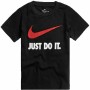 Barn T-shirt med kortärm Nike Swoosh