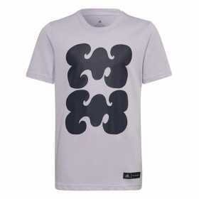 T shirt à manches courtes Enfant Adidas Marimekko Graphic Prune