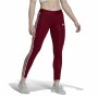 Lange Sporthose Adidas Loungewear Burgunderrot Damen