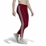 Lange Sporthose Adidas Loungewear Burgunderrot Damen