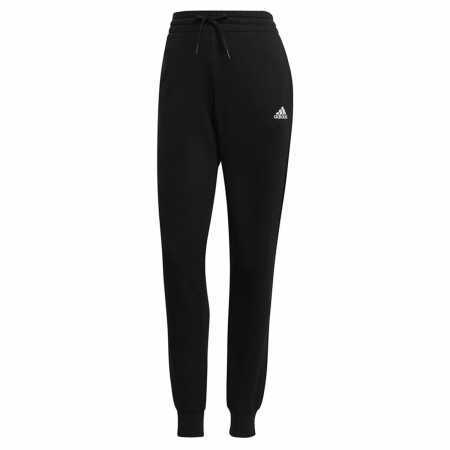 Lange Sporthose Adidas French Terry Logo Damen Schwarz