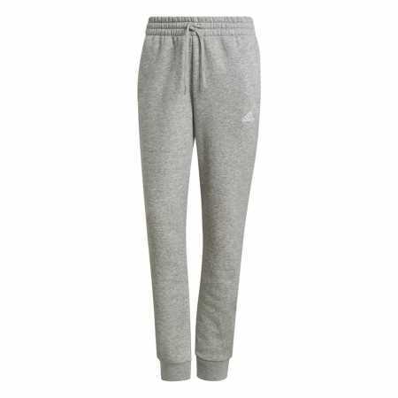 Long Sports Trousers Adidas Essentials Fleece Logo Lady Grey