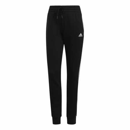 Lange Sporthose Adidas Essentials French Terry 3 Stripes Damen Schwarz